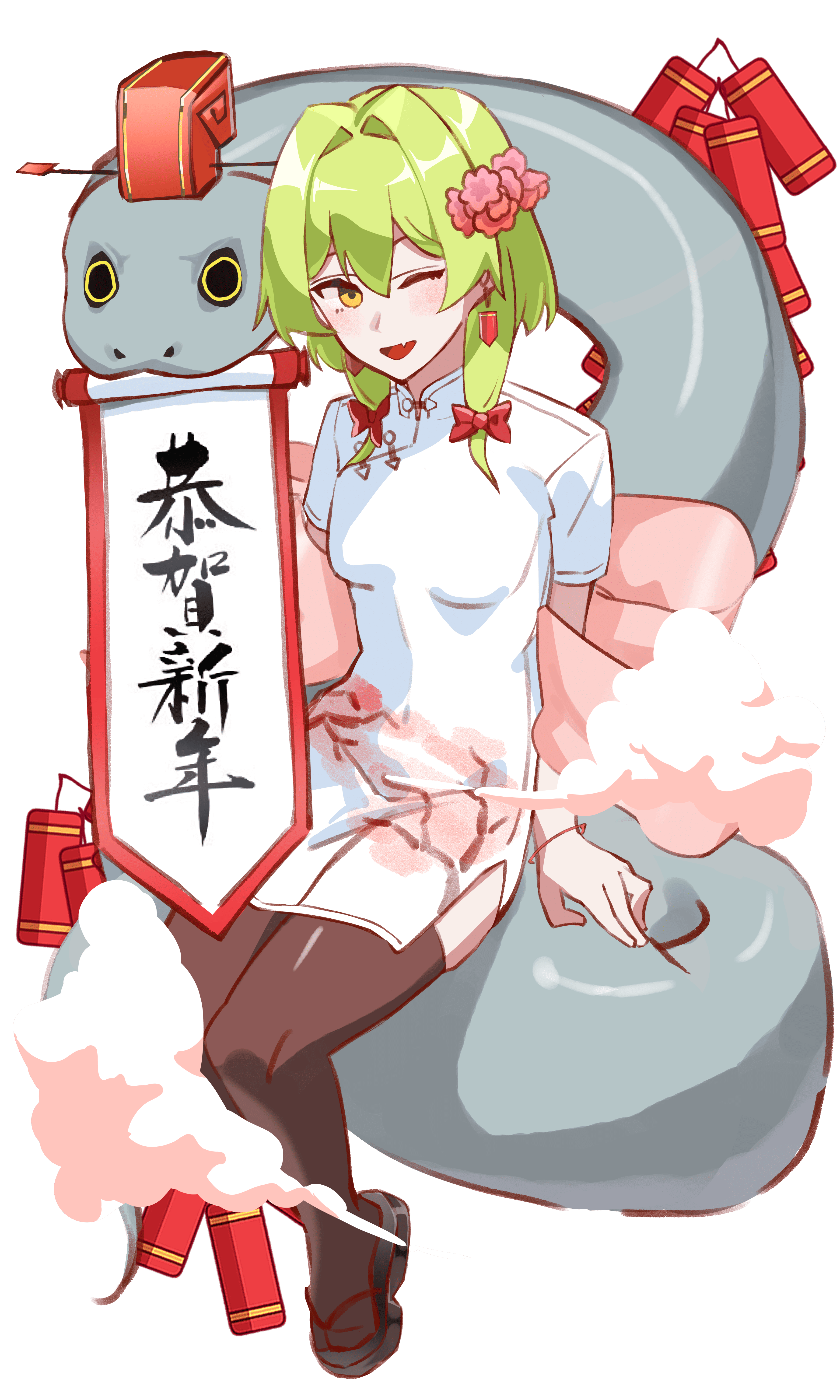 遇央插畫作品 - 日系少女立繪