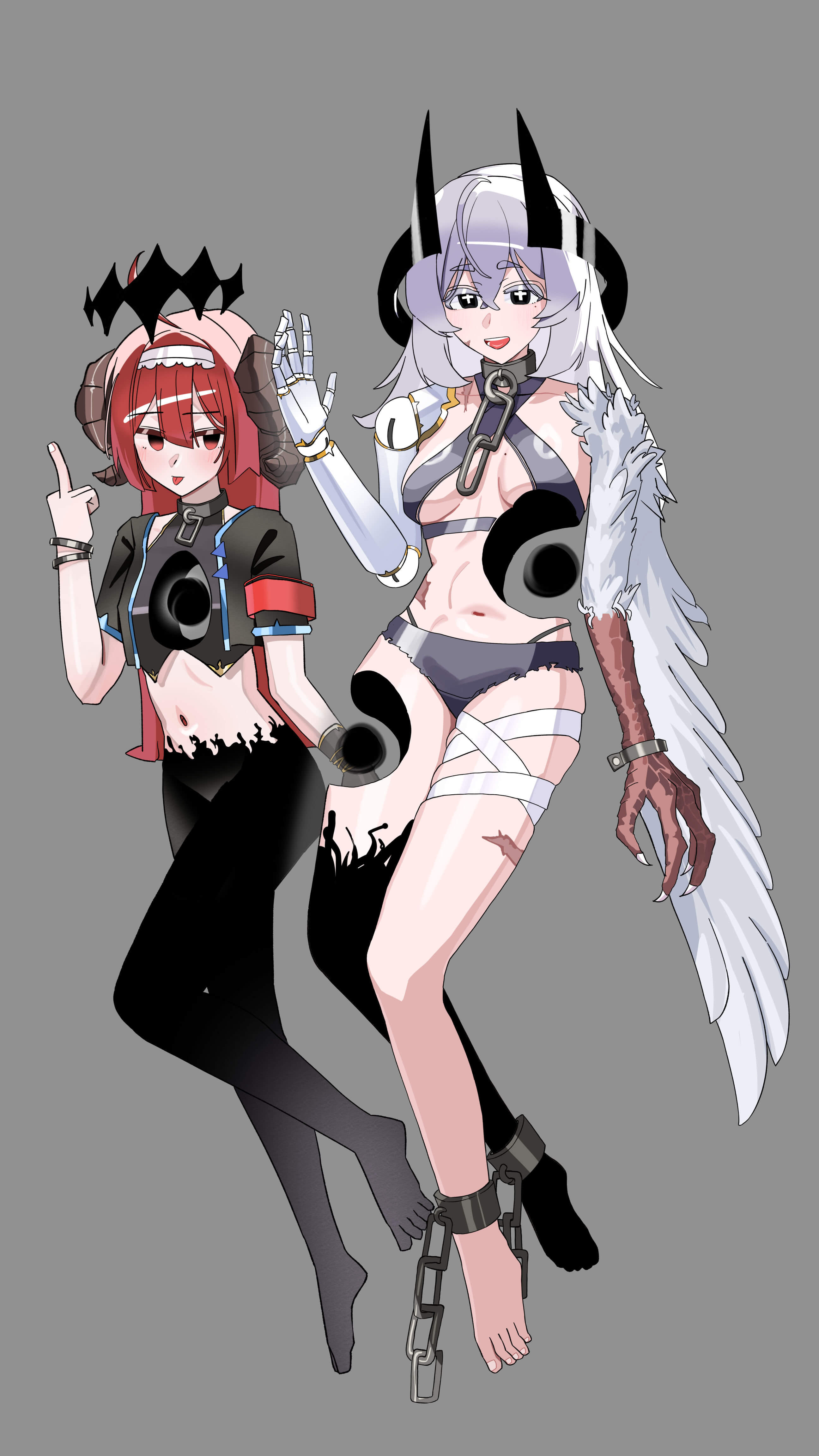 遇央插畫作品 - 日系少女立繪