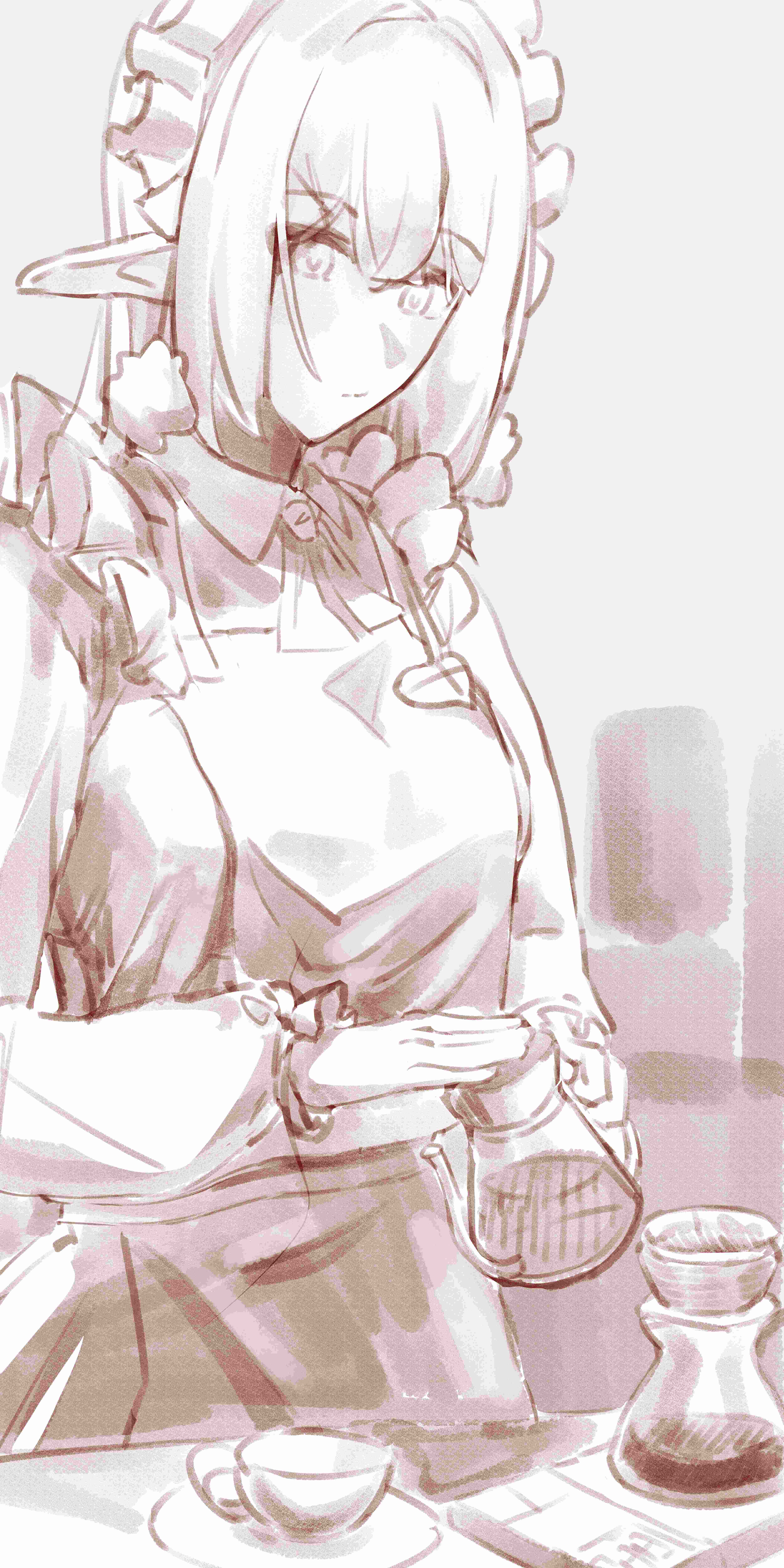 遇央插畫作品 - 日系少女立繪