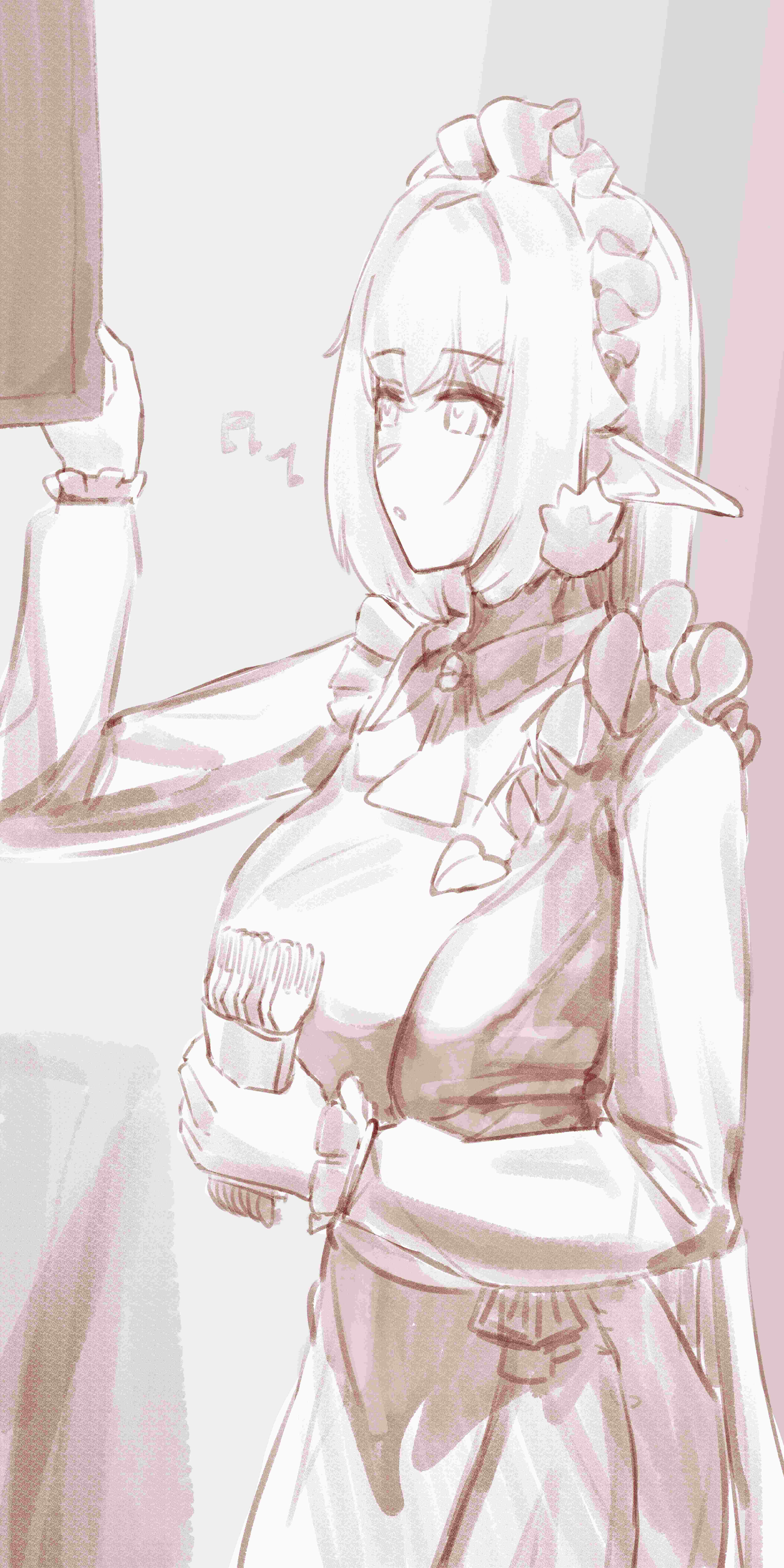 遇央插畫作品 - 日系少女立繪