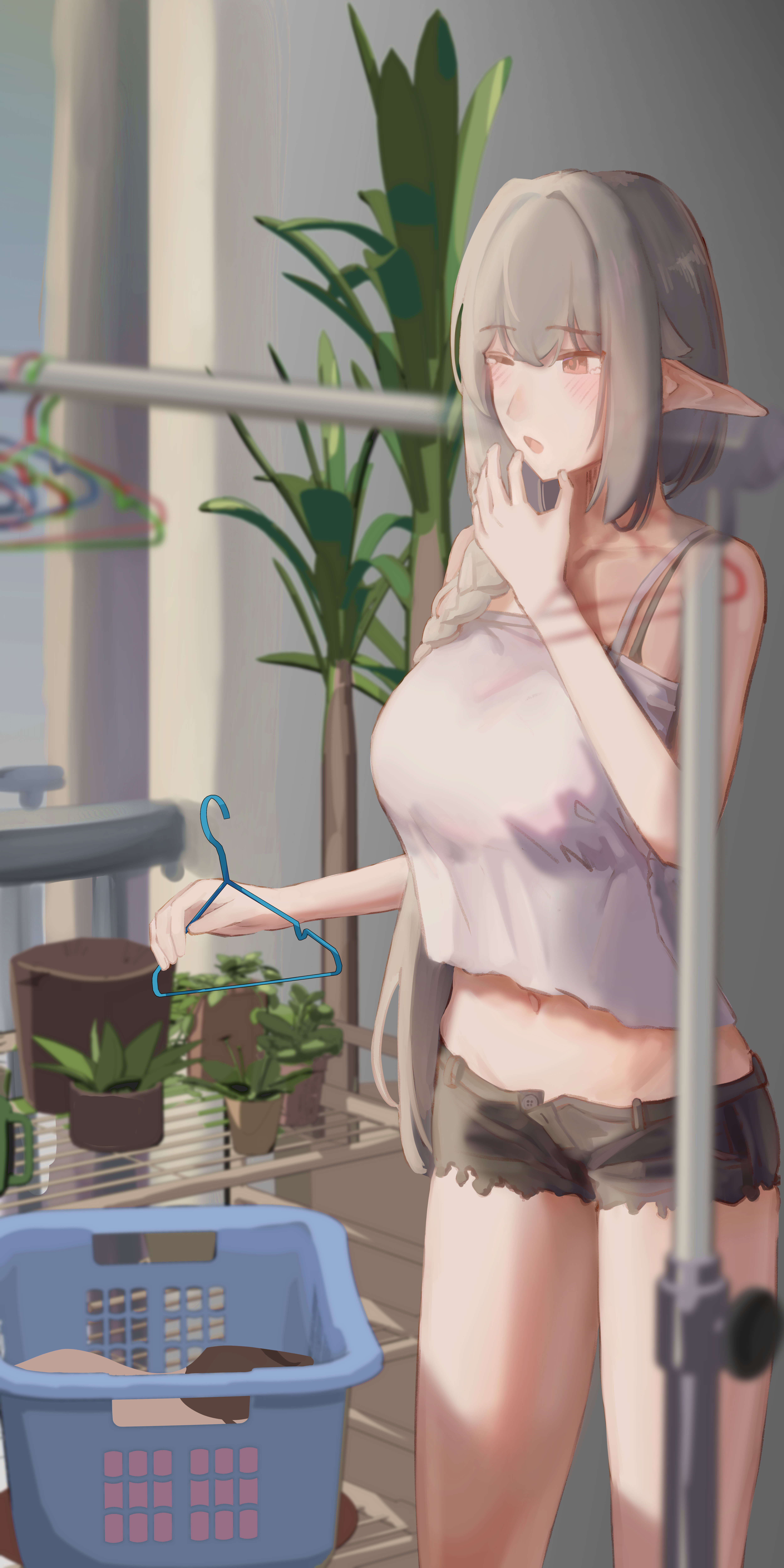 遇央插畫作品 - 日系少女立繪